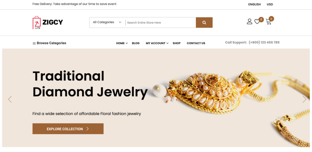 tema woocommerce zigcy lite