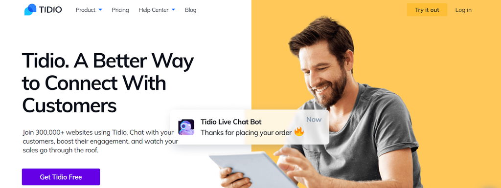 plugin tidio para conversas ao vivo com clientes