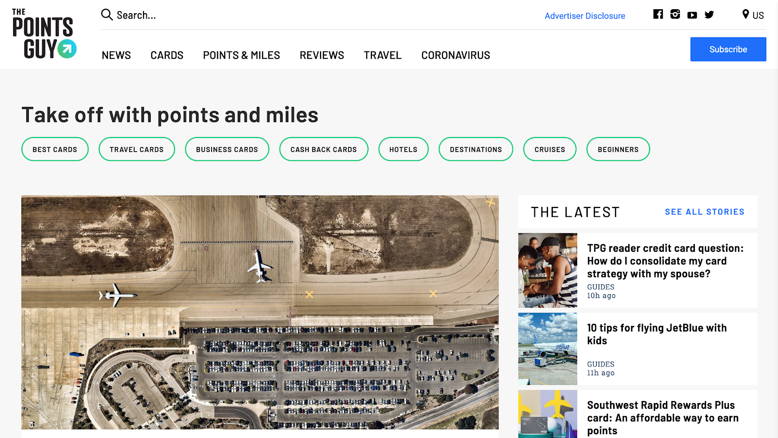 blog de viagens the points guy