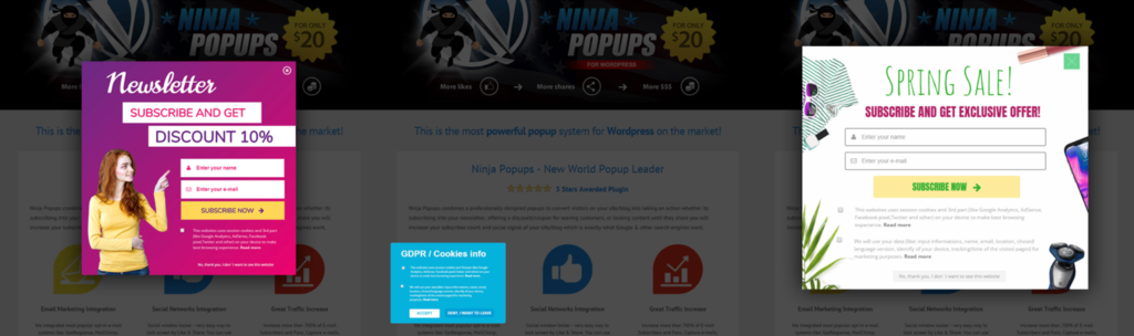 ninja-popups