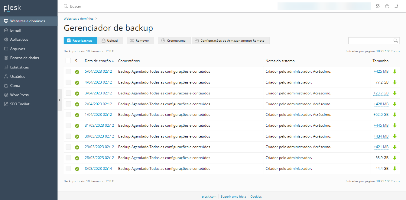Backups