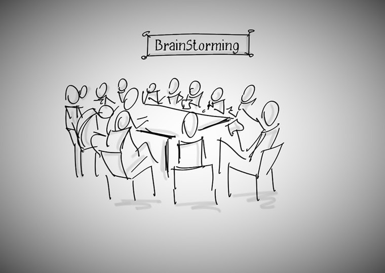 imagem de reunião para tempestade de ideias