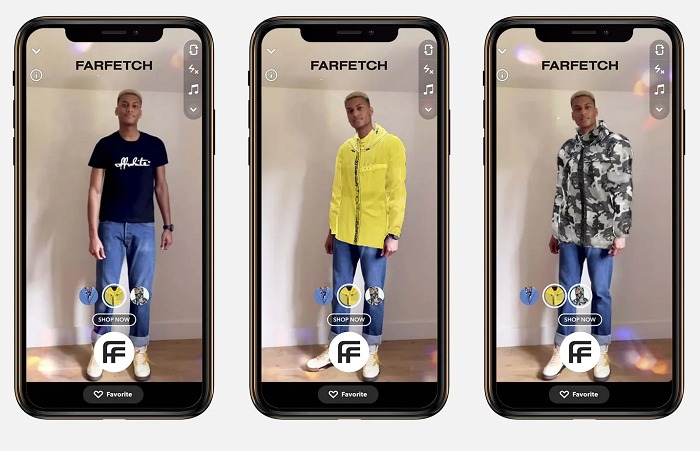 Farfetch experimentar no Snapchat