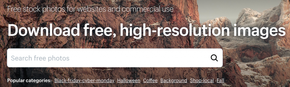Captura de tela do Burst by Shopify