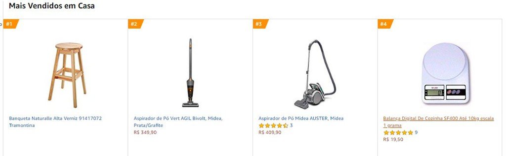 produtos para casa mais vendidos no amazon