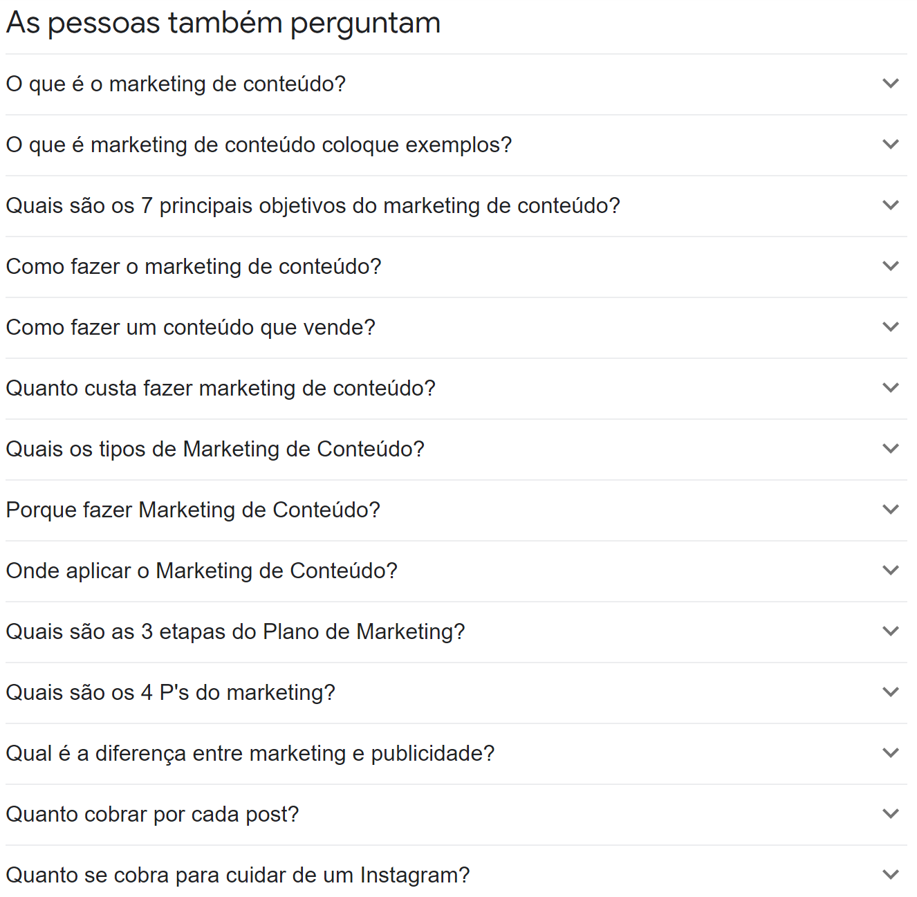 autocompletar do google - perguntas expandidas