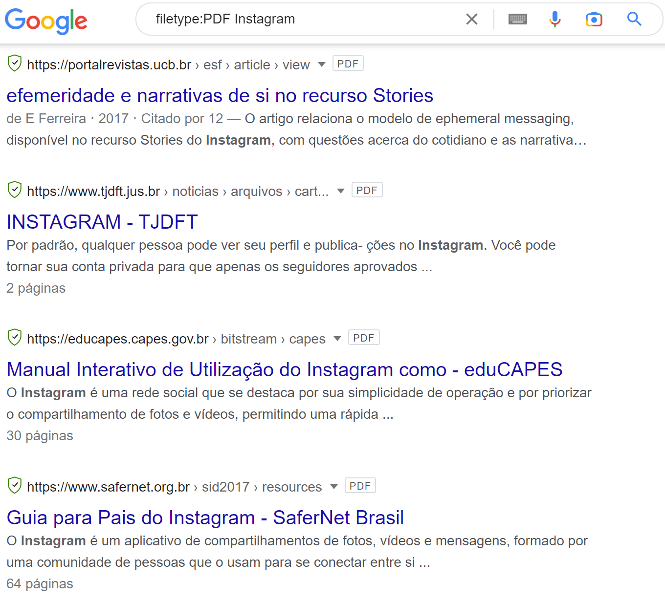 Como pesquisar por extensão no Google