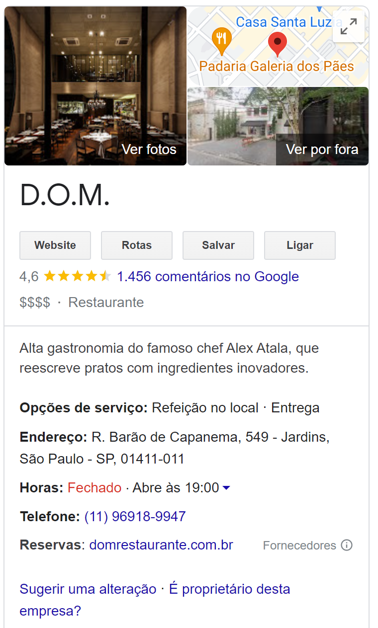 google perfil da empresa