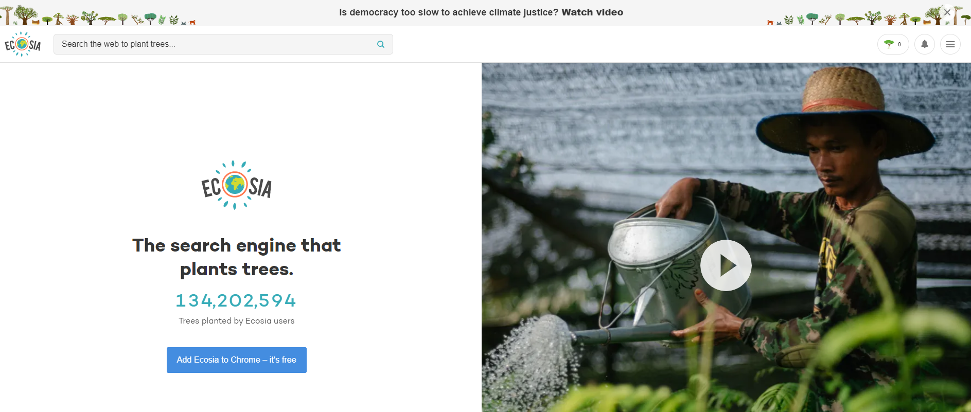 home ecosia