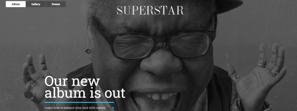 tema Superstar para WordPress
