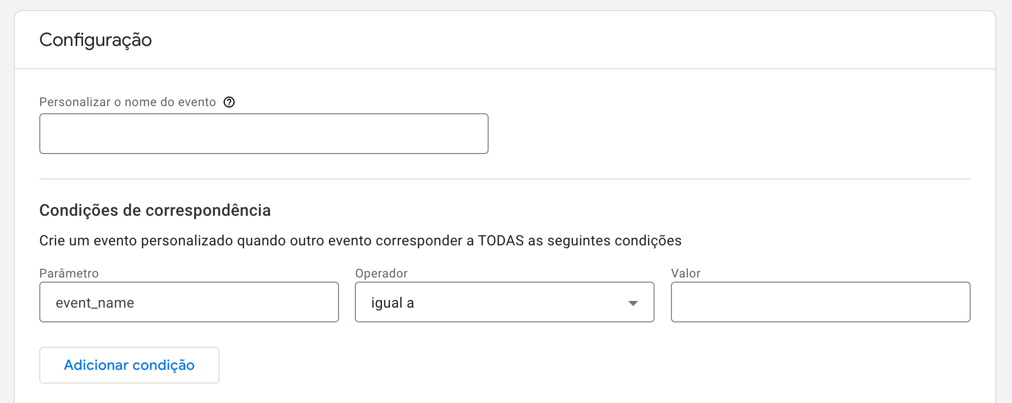 configurar evento no GA4