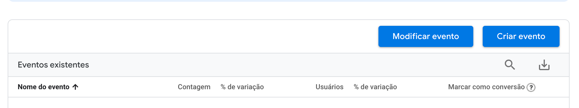 criar evento GA4