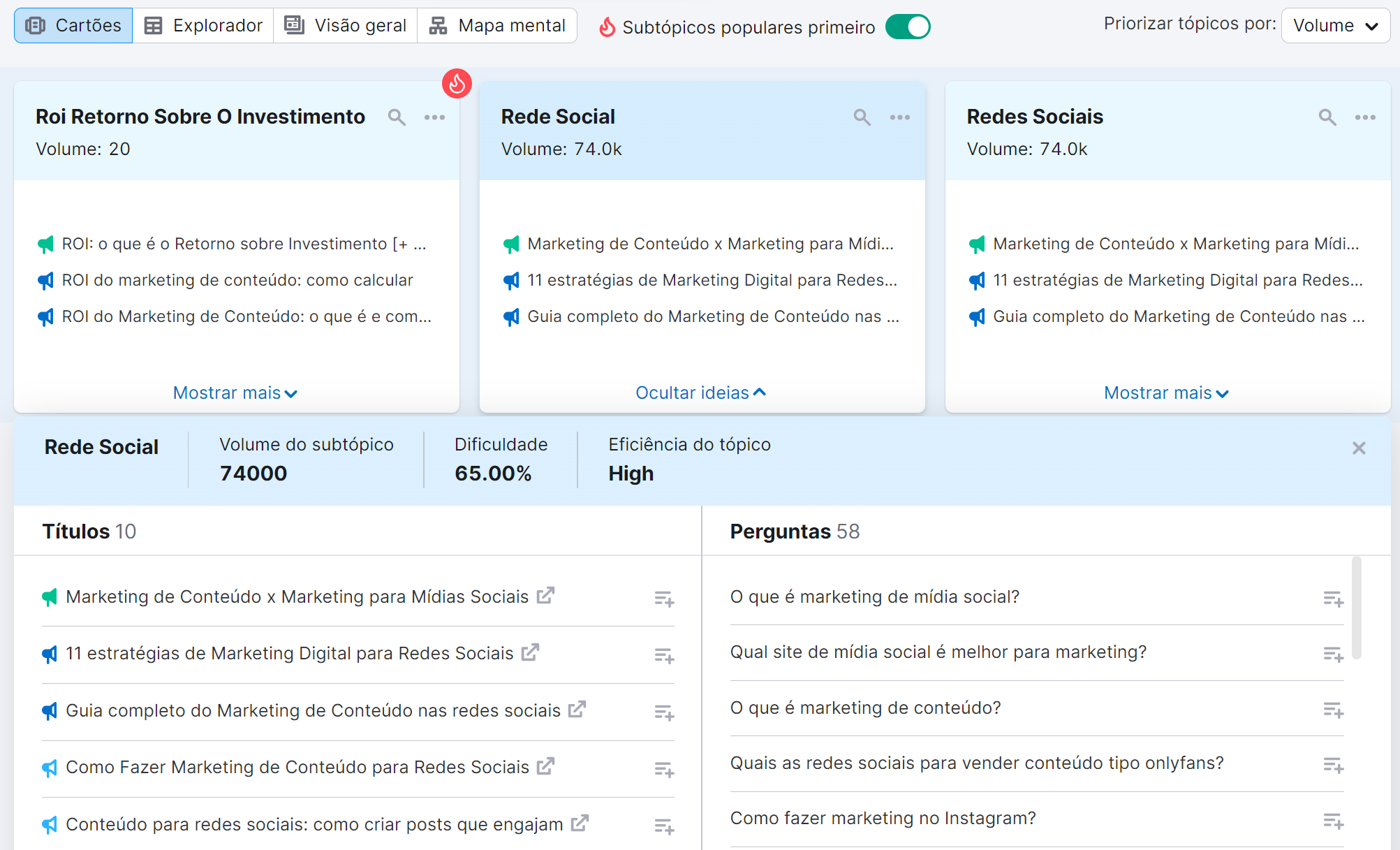 ferramenta topic research