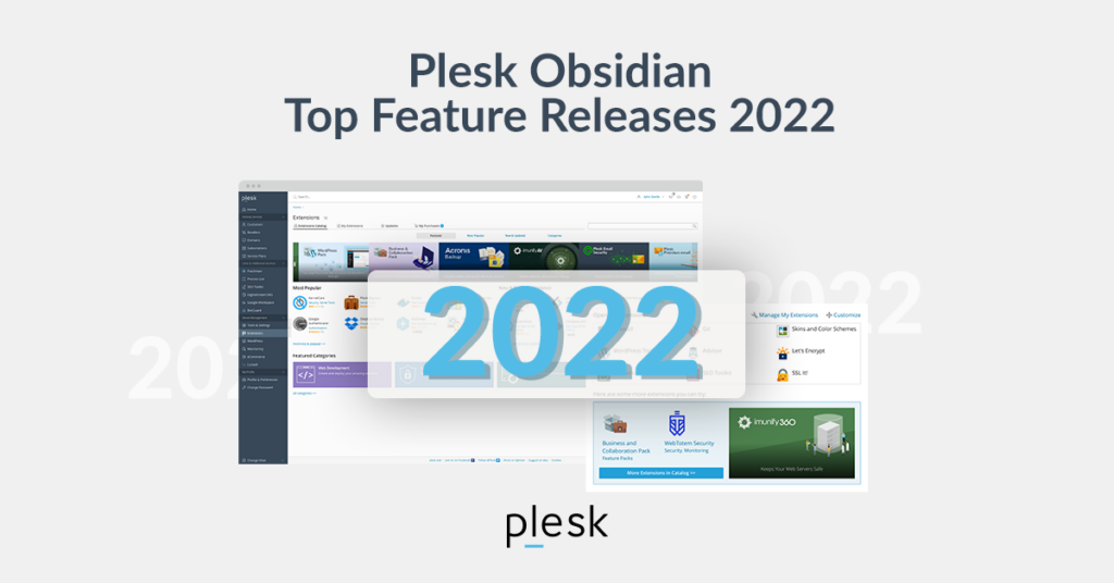 O que ha de novo no Plesk Obsidian 2022