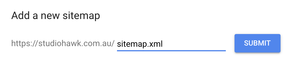 adicionando novo sitemaps no google search console