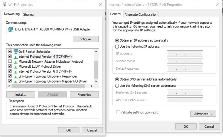 Como Corrigir o Erro “Servidor DNS Não Está Respondendo” 3 configurações de tcp/ipv4 do windows 10