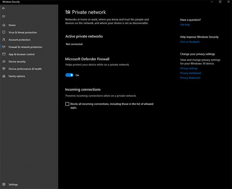 Como Corrigir o Erro “Servidor DNS Não Está Respondendo” 6 tela para desligar firewall do windows, uma das soluções para o erro servidor dns não está respondendo
