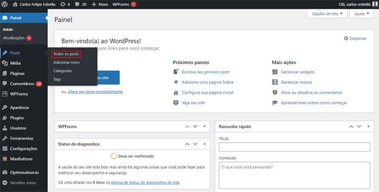 Como desabilitar comentários no Wordpress de 7 jeitos diferentes 2 desabilitar comentários wordpress usando todos os posts