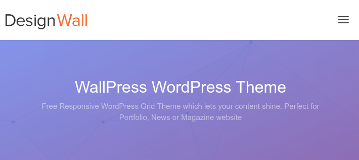 8+ Melhores Temas Grátis e Pagos de Portfolio WordPress em 2021 4 tema Wallpress para portfólios no WordPress