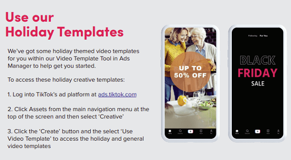 TikTok publica novo guia de planejamento de campanha de feriado para profissionais de marketing 5 Guia de marketing de férias da TikTok
