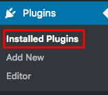 wordpress installed plugins
