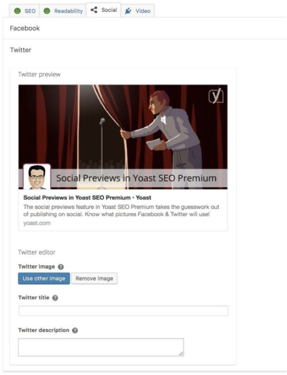 yoast seo redes sociais preview
