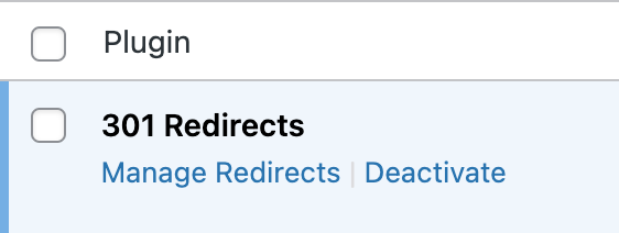 wordpress redirect - usando plug-in 301 redirects